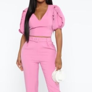 Pink 2 piece set.